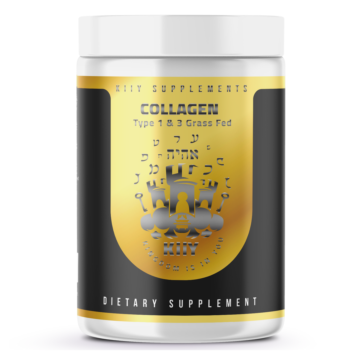 Collagen Powder, Type 1 & 3 Grass Fed (Unflavored) KIIY LLC