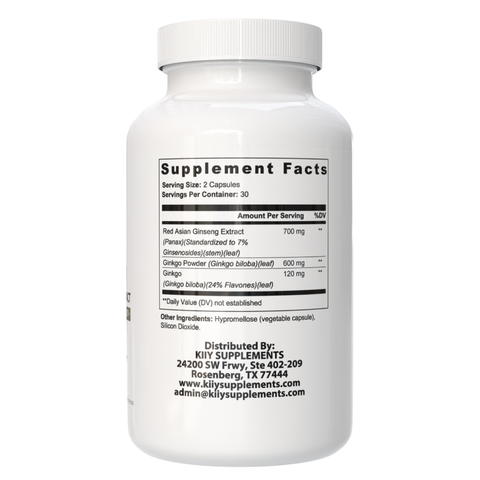 MINDFLOW:  Ginkgo Biloba & Red Ginseng