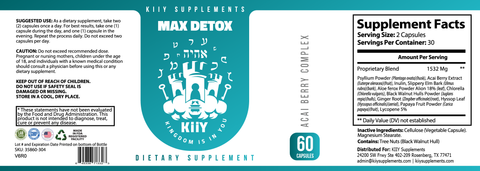 Max Detox with Acai Berry