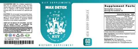 Max Detox with Acai Berry