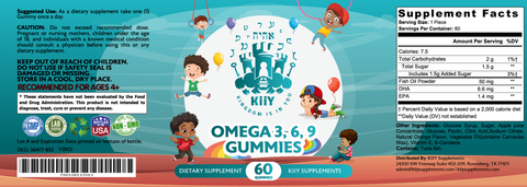 Children's Omega 3-6-9 Gummies