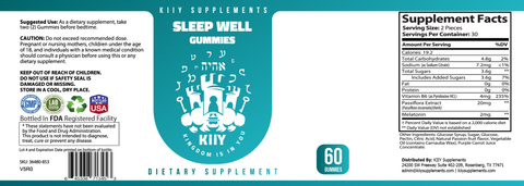 Sleep Gummies Fruit Flavor