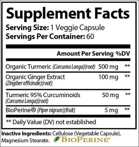 Turmeric with Ginger (Black Pepper)