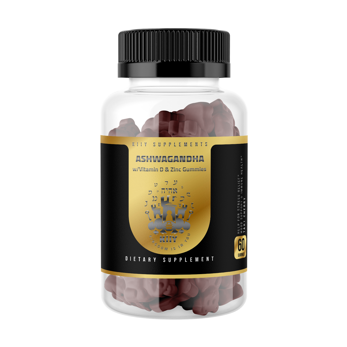 Ashwagandha w/Vitamin D & Zinc Gummies KIIY LLC