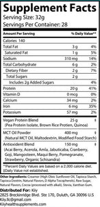 Chocolate Milkshake Vegan Protein